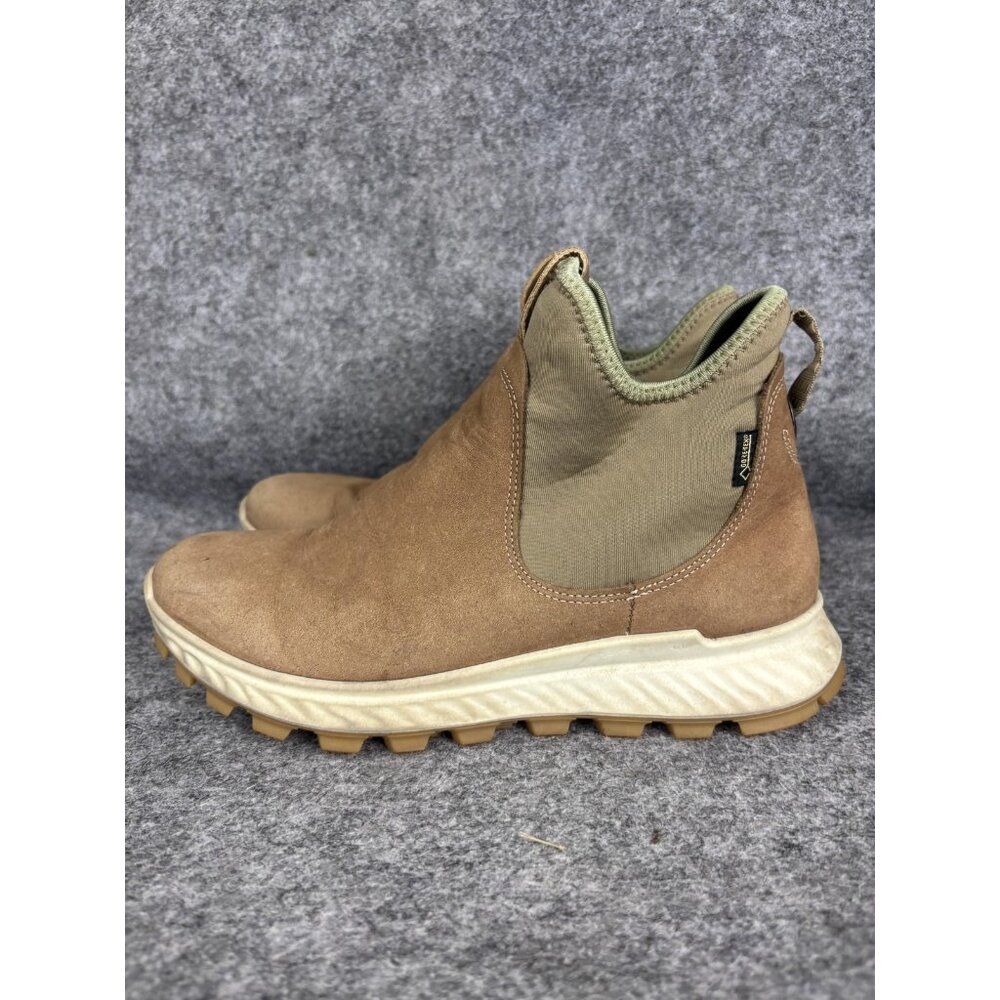 ECCO Exostrike Gore-Tex Boots Womens Size 5 Brown Chelsea Ankle Hiking Outdoor